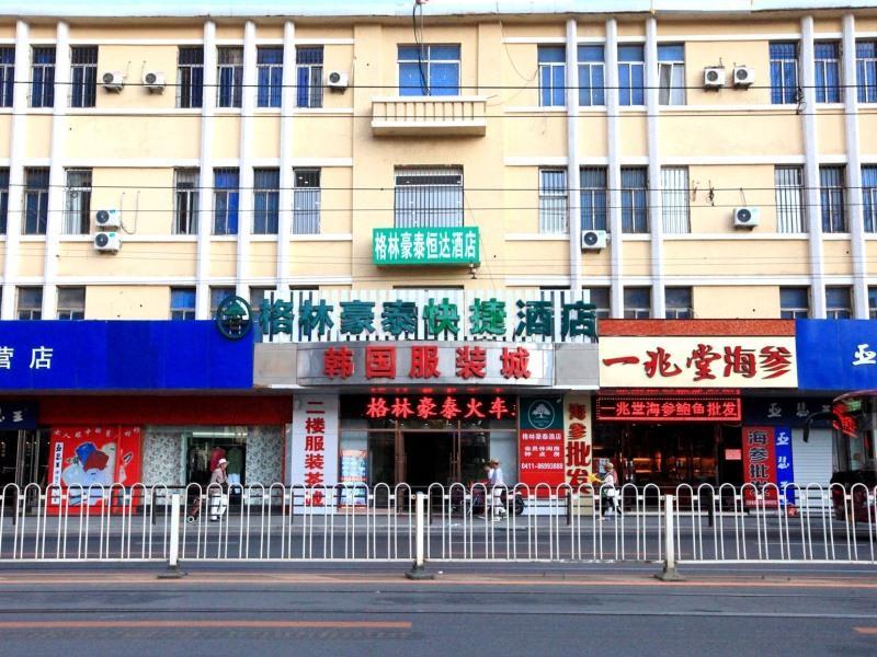 Greentree Inn Liaoning Dalian Railway Station South Shengli Square Express Hotel Bagian luar foto